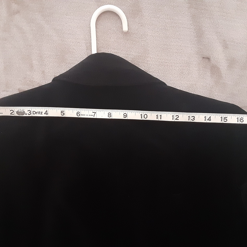 Women's Black Felt Blazer - Picture 4 of 9